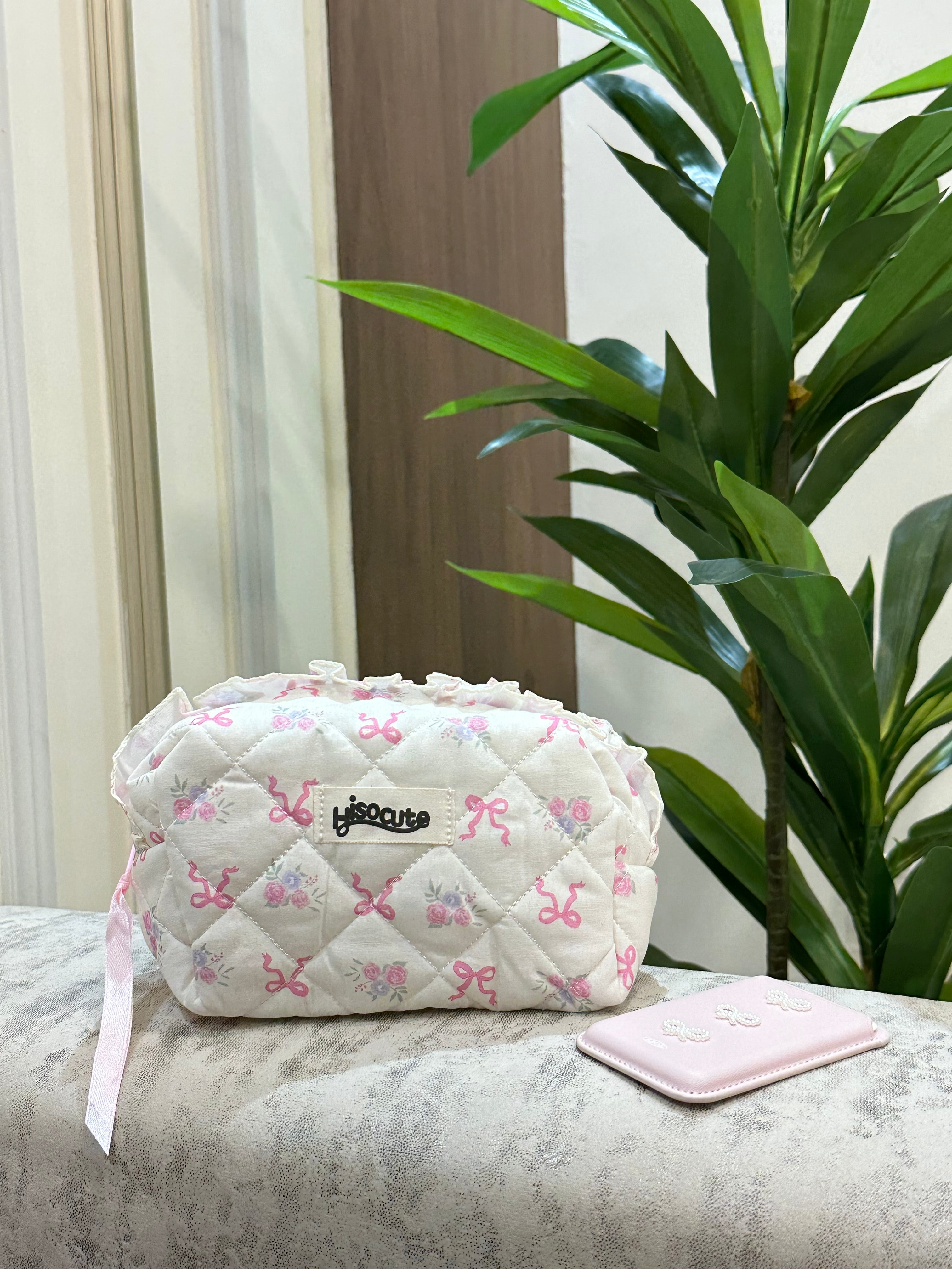 Ruffle Rose Pouch