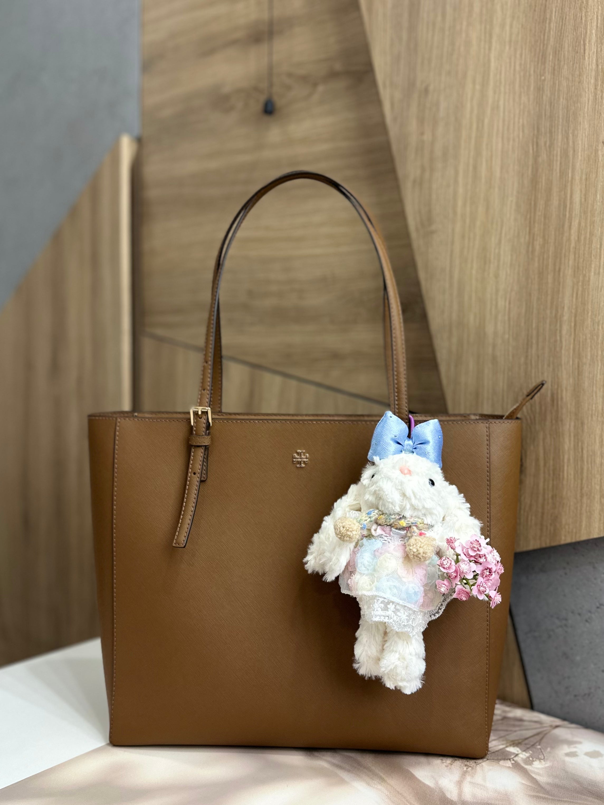 Blossom Bunny Bag Charm