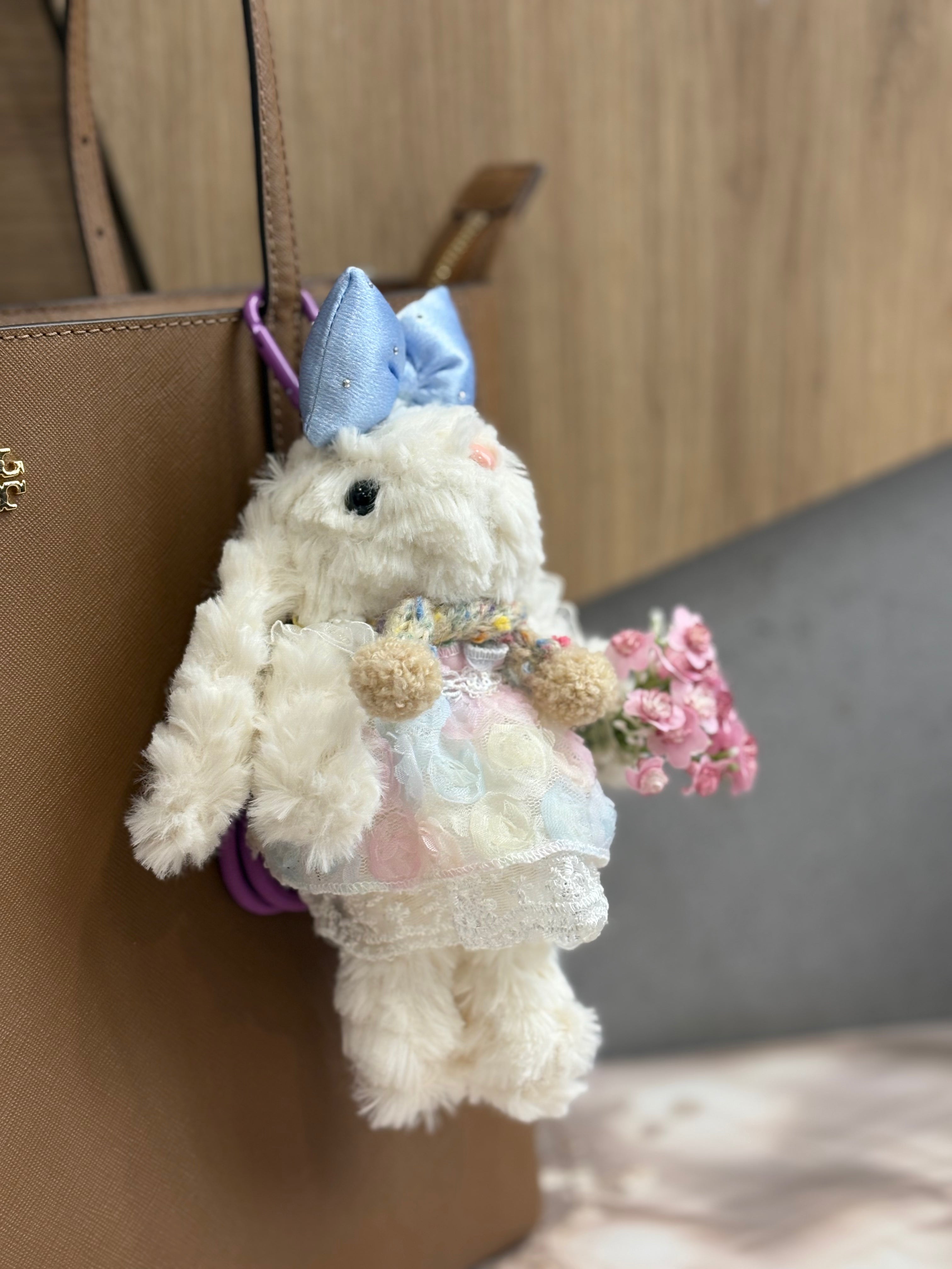 Blossom Bunny Bag Charm