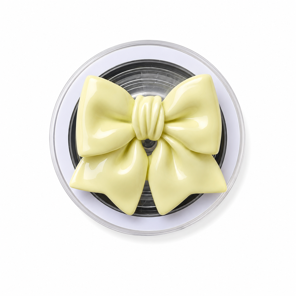 The Glazed Bow Phone Grip (Lime)