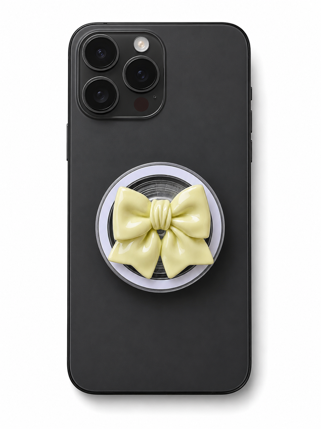 The Glazed Bow Phone Grip (Lime)