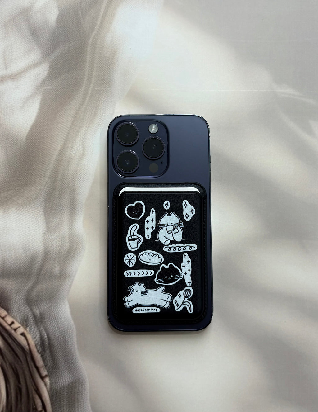 The Snack Time Cat card holder