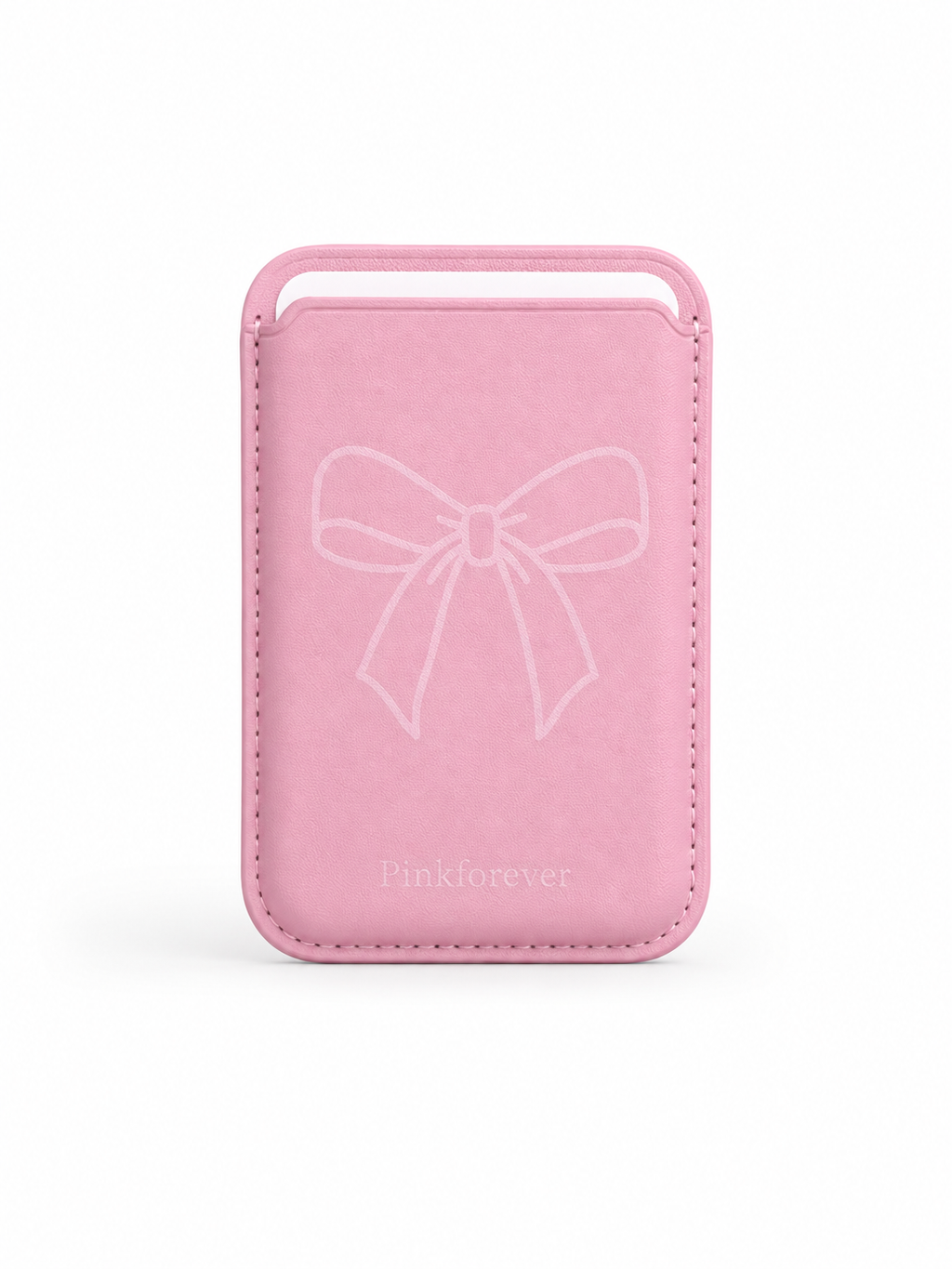 Pink Bow MagSafe Card