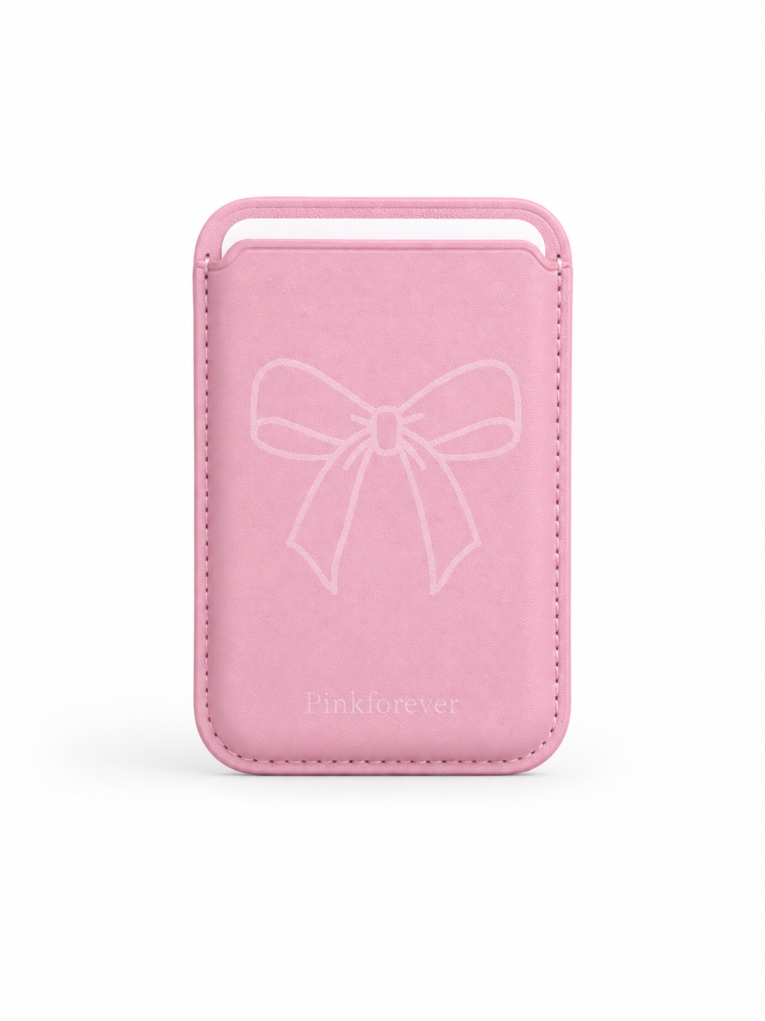 Pink Bow MagSafe Card