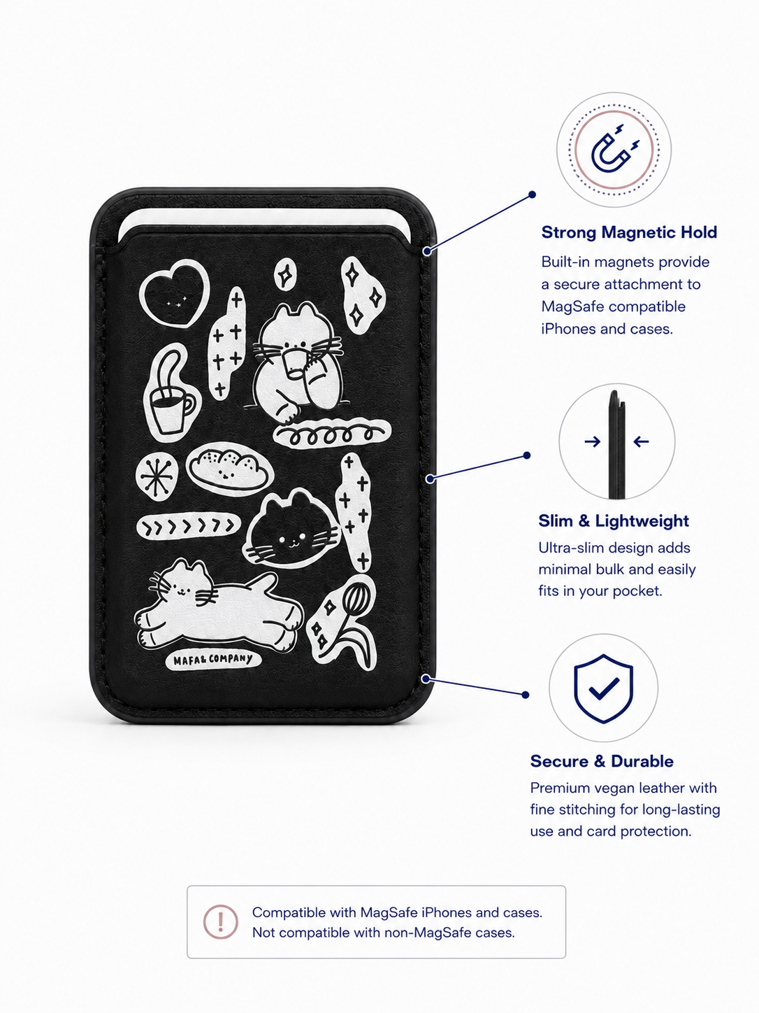 The Snack Time Cat card holder