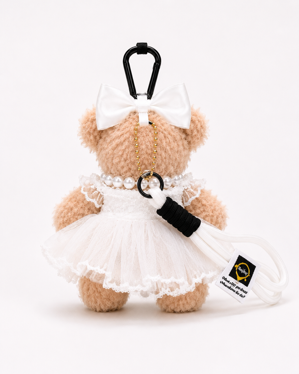 Belle bear Bag Charm