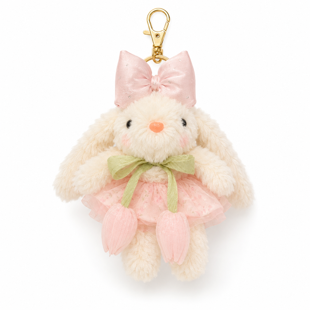 Tulip Bunny Bag Charm
