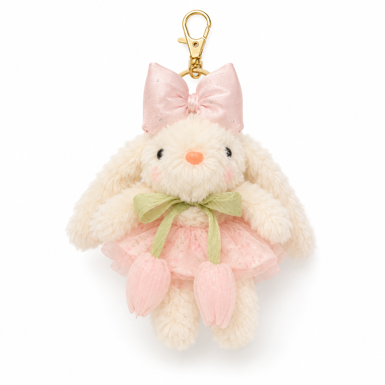 Tulip Bunny Bag Charm