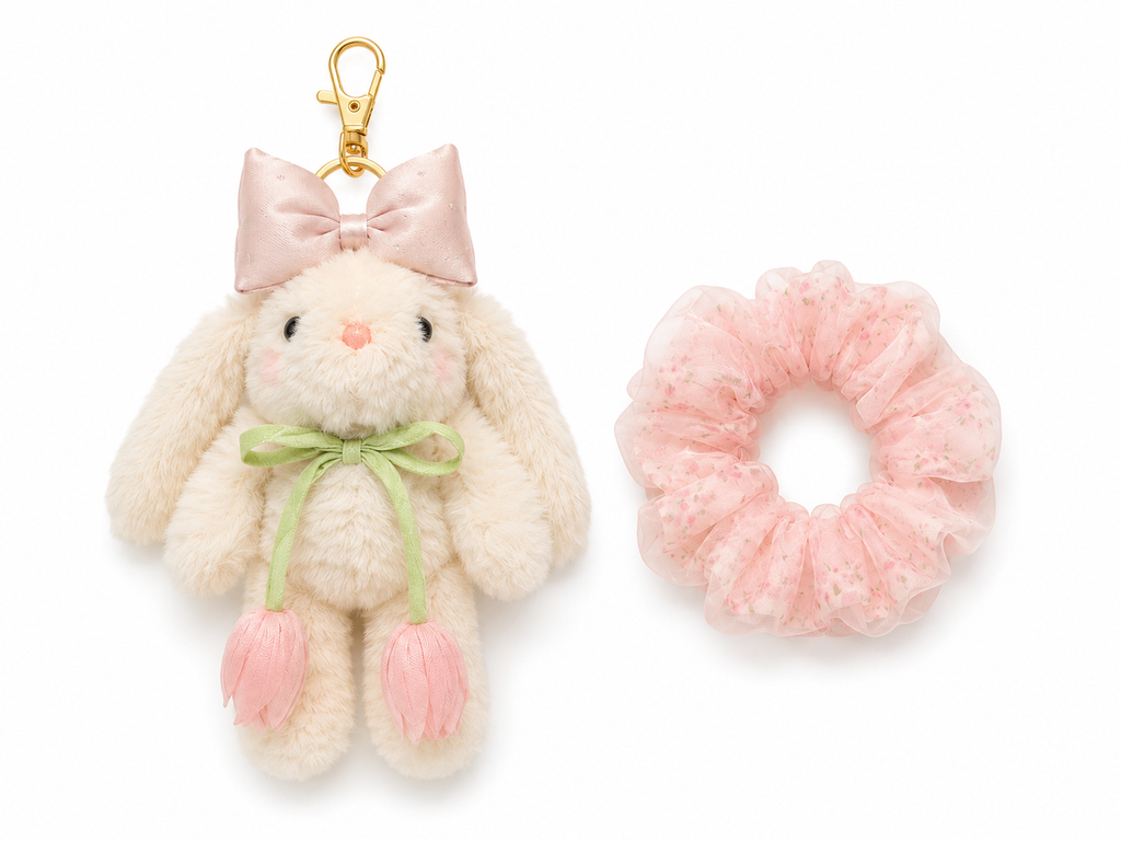 Tulip Bunny Bag Charm