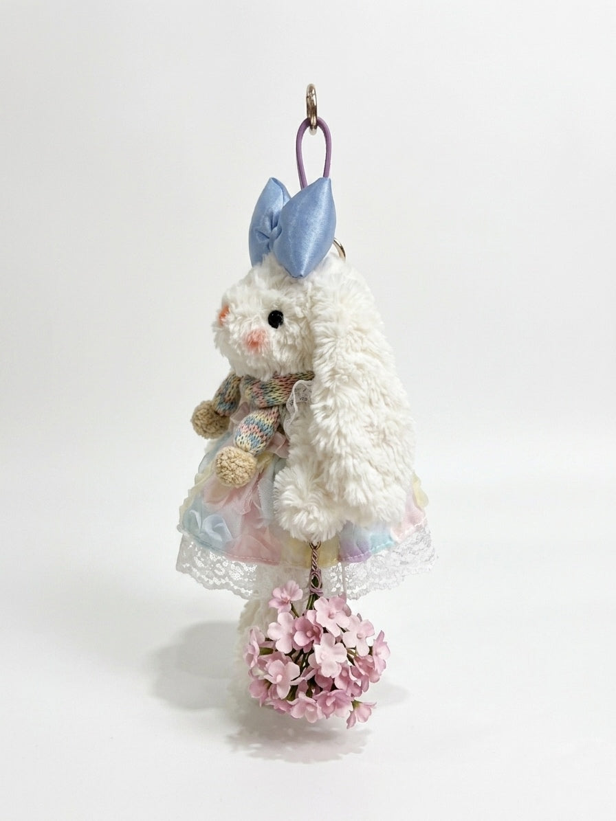 Blossom Bunny Bag Charm