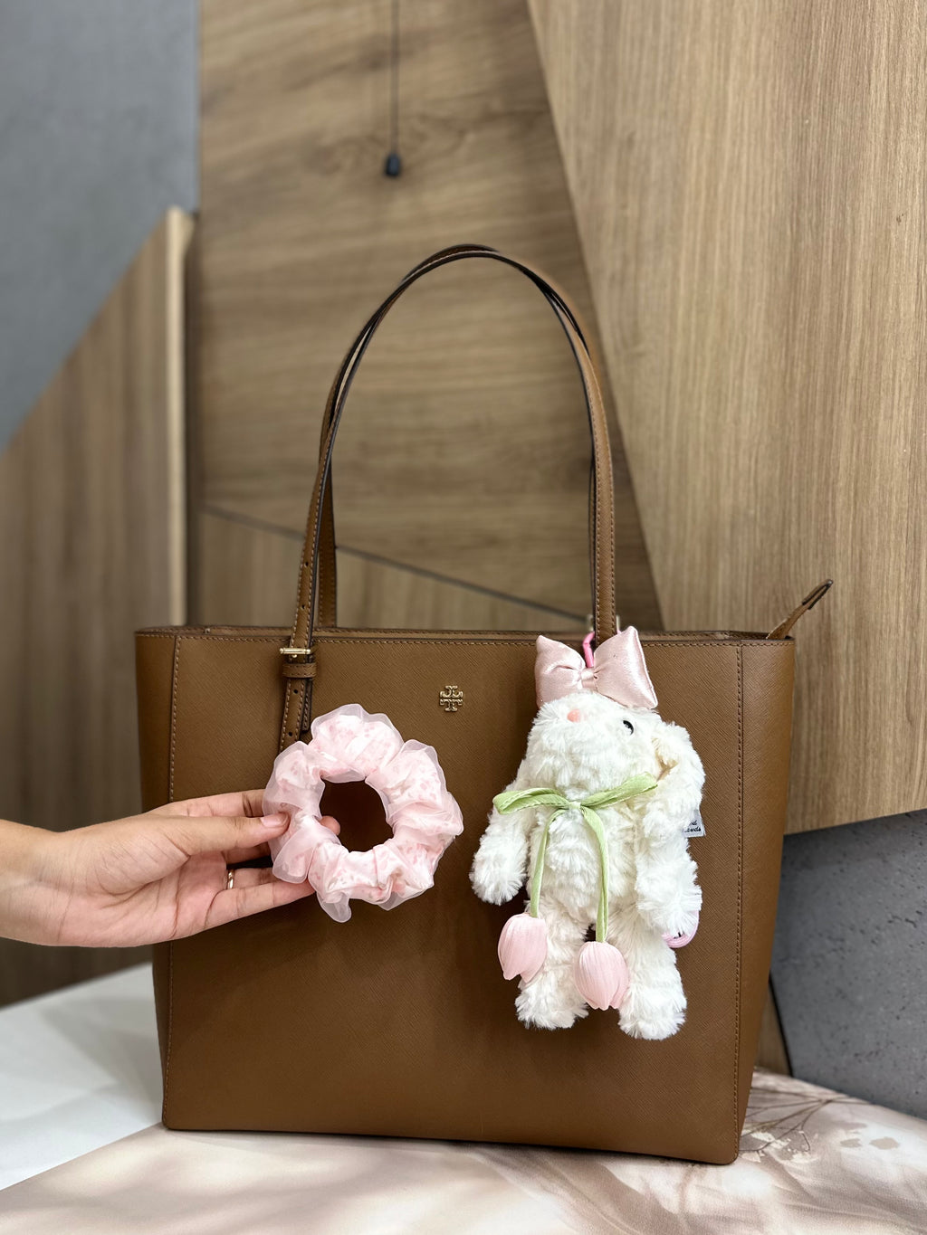 Tulip Bunny Bag Charm