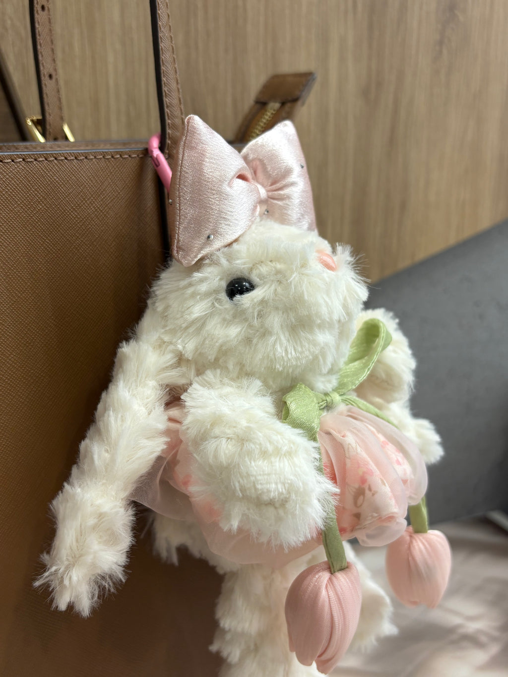 Tulip Bunny Bag Charm