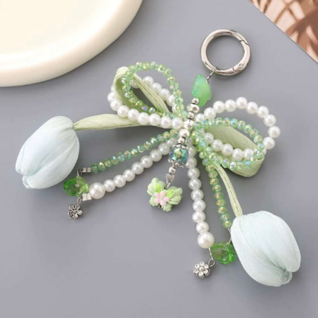 Tulip Pearl Charm