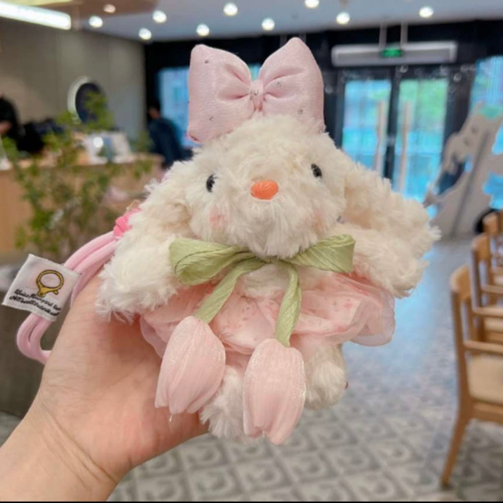 Tulip Bunny Bag Charm