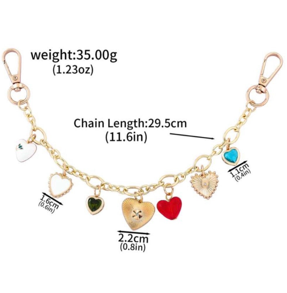 Heartbeat Bag Chain